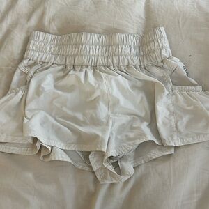 Free people movement get your flirt on shorts. Size XS. white.
